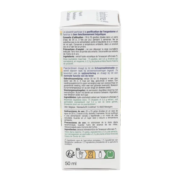Ladrôme extrait de plante fraîche Bio Pissenlit