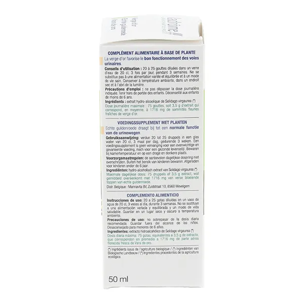 Ladrôme extrait de plante fraîche Bio Verge d’or