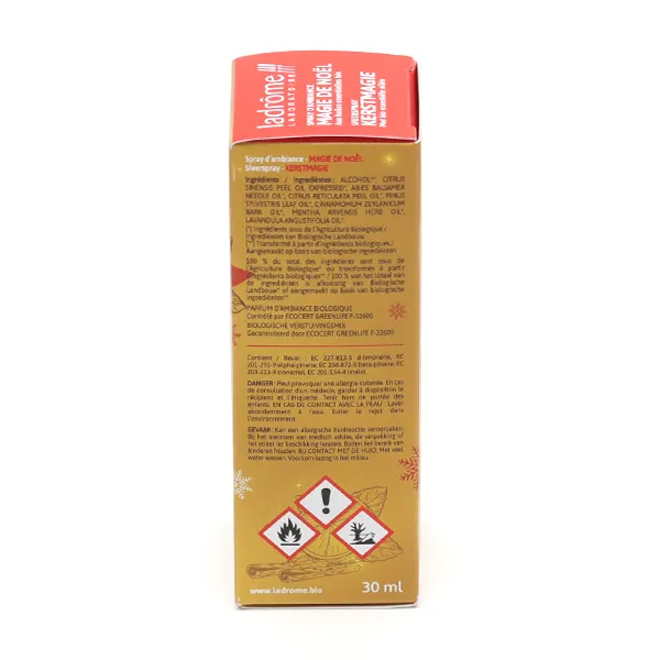 Ladrôme Spray d'Ambiance Magie de Noël bio