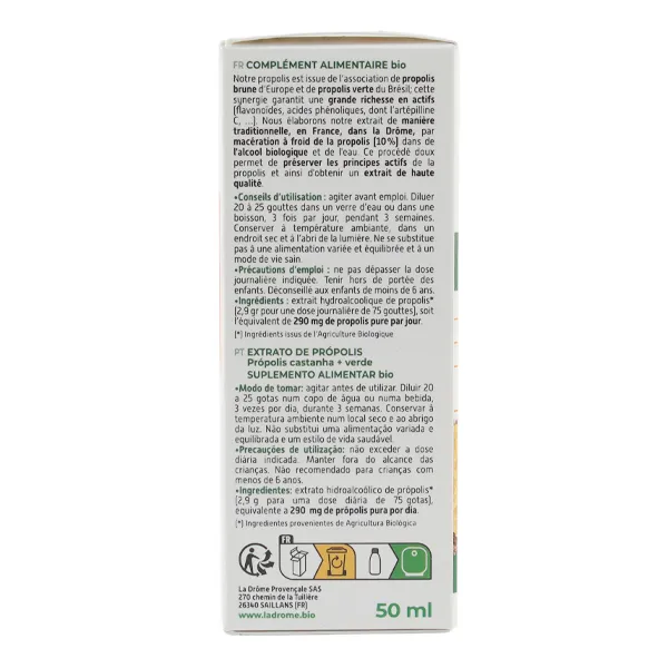 Ladrôme extrait de propolis bio