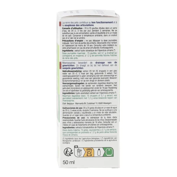 Ladrôme extrait de plante fraîche Bio Reine des prés