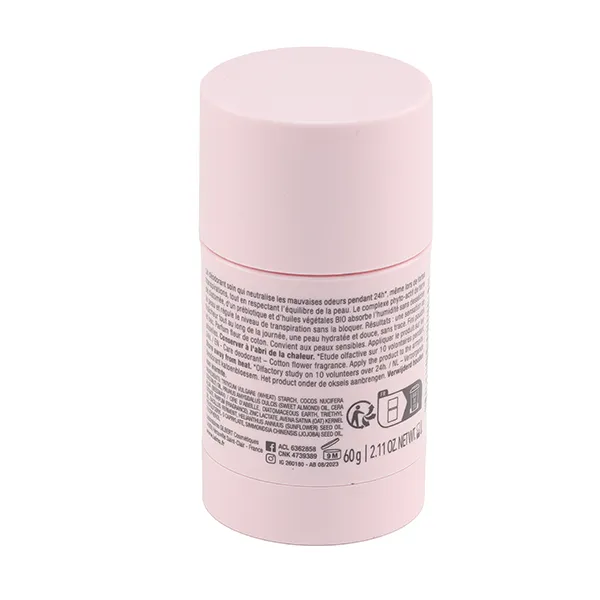 Laino déodorant soin 24h Fleur de coton stick