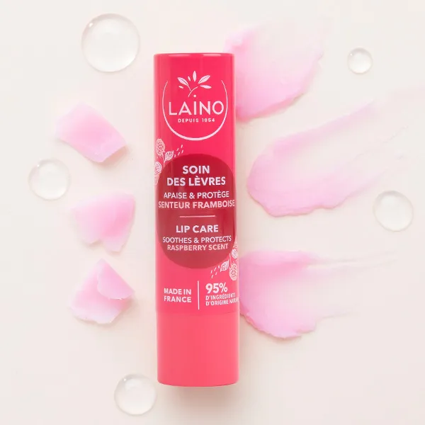 Laino Soin des lèvres stick framboise