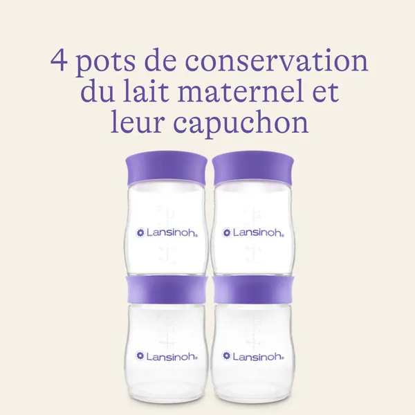 Lansinoh pots de conservation de lait maternel