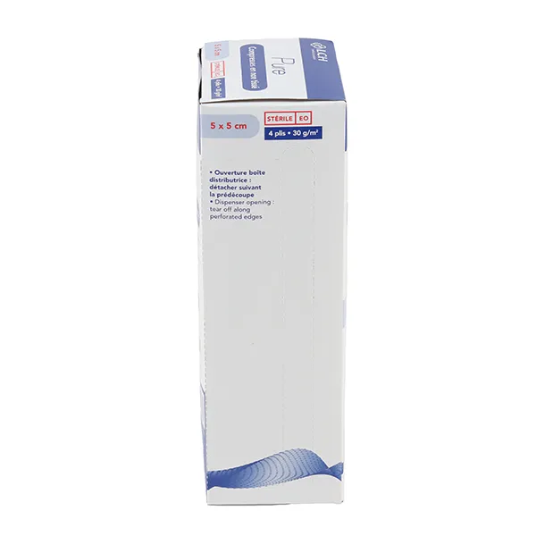 Compresses non tissées stériles 5 x 5 cm LCH Pure