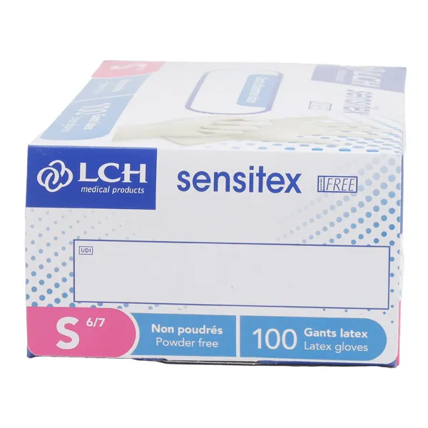 Gant latex  non poudré boite de 100