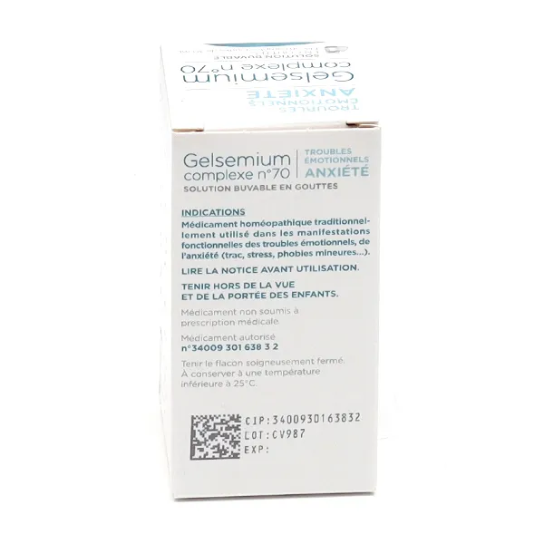 Lehning Gelsemium Complexe n°70 solution buvable