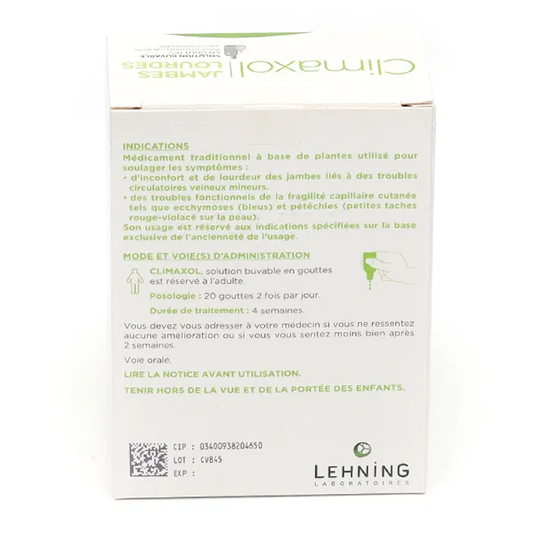 Climaxol gouttes Lehning