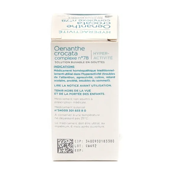 Lehning Oenanthe Crocata Complexe n°78 solution buvable