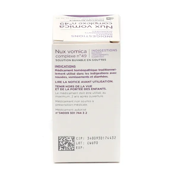Lehning Nux Vomica Complexe n°49 solution buvable