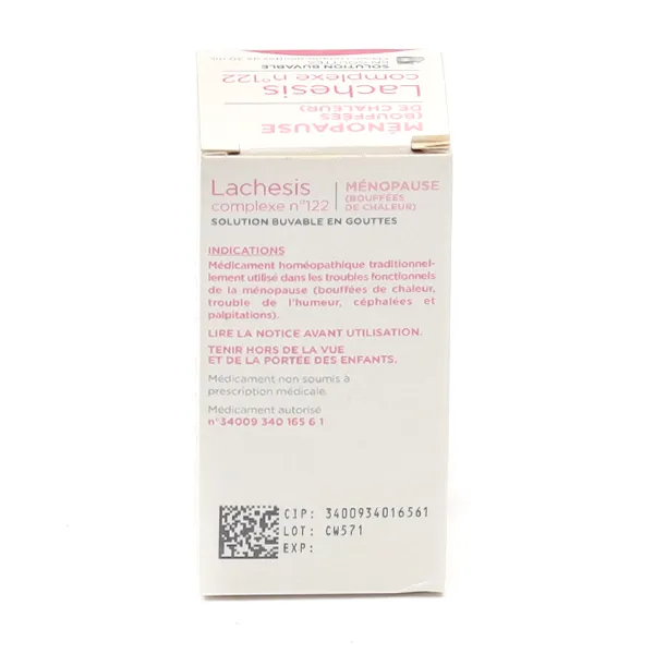 Lehning Lachesis Complexe n°122 gouttes