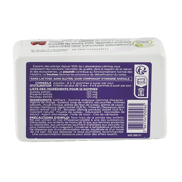 Lehning Pâte Suisse Detox gommes