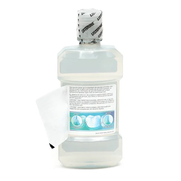Listerine traitement professionnel gencives bain de bouche