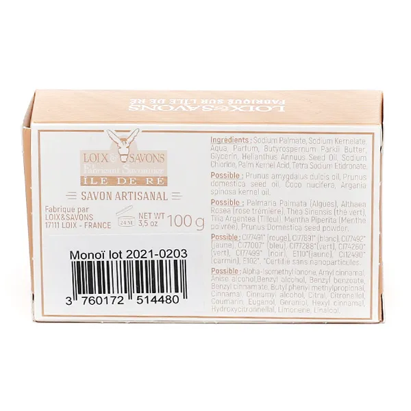 Savon artisanal monoï