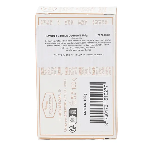 Savon artisanal à l'huile d'argan
