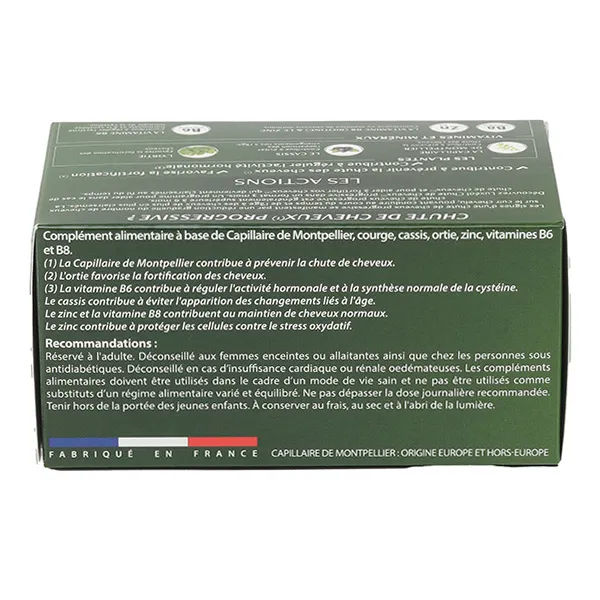 Luxeol chute de cheveux progressive gélules