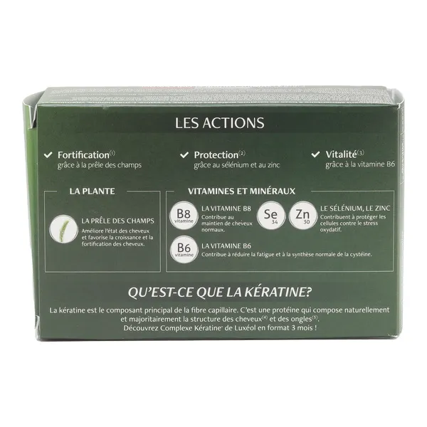 Luxéol Complexe Kératine gélules