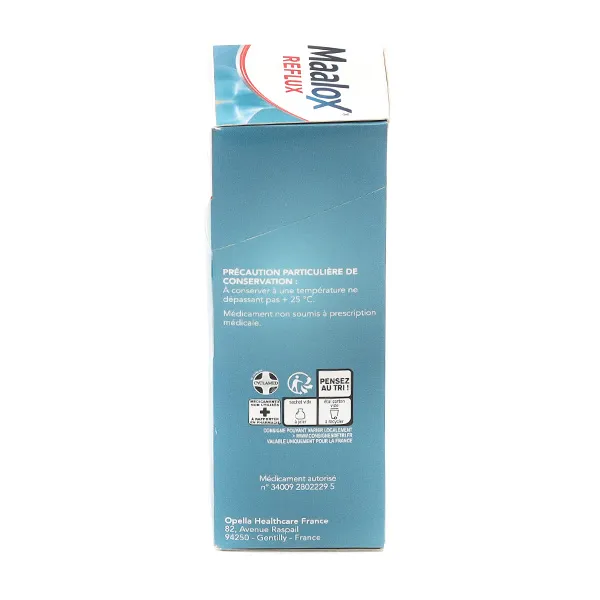 Maalox Reflux menthe sans sucre sachet