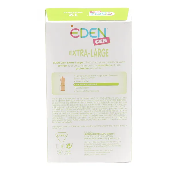 Eden Gen Extra-large préservatifs