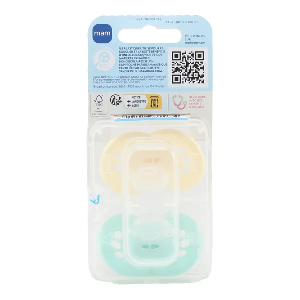 MAM Original sucettes symétriques silicone +18 mois