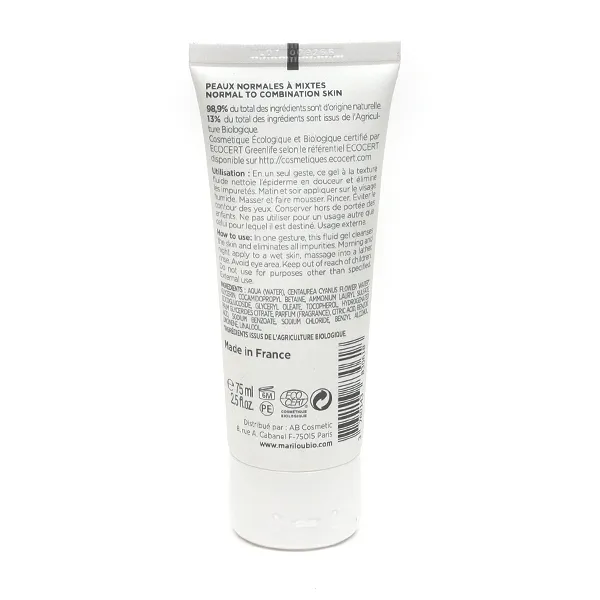 Marilou Bio gel nettoyant visage