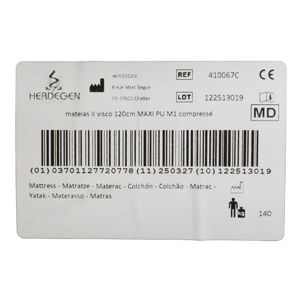 Matelas médical mousse visco élastique