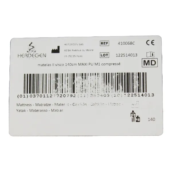 Matelas médical mousse visco élastique