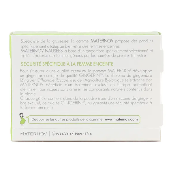 Maternov nausées de grossesse bio gélules