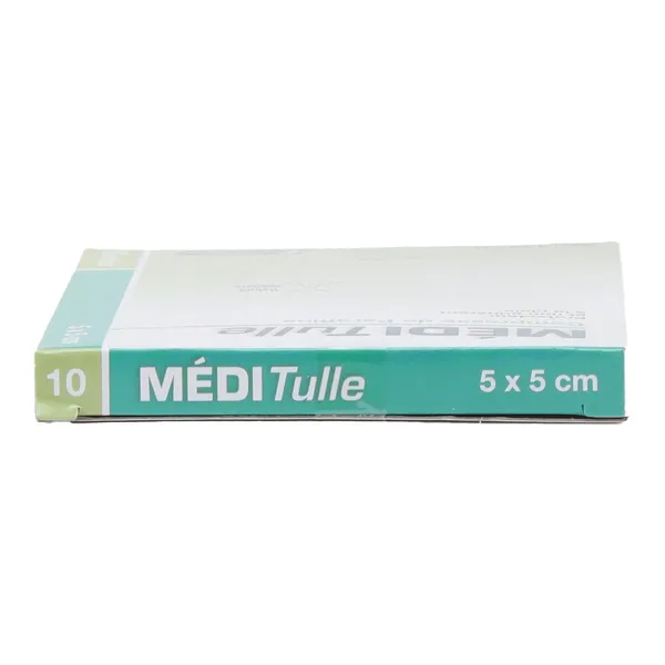 Méditulle tulle gras 10 compresses paraffinées