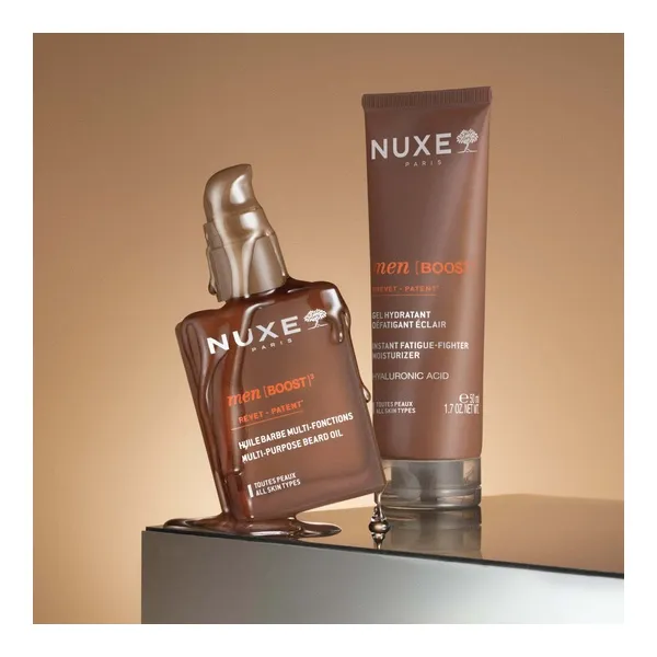 Nuxe Men Boost huile barbe multi-fonctions