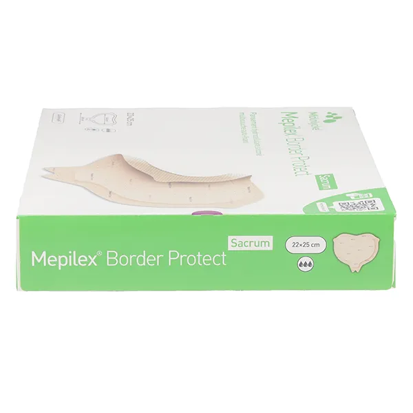 Mepilex Border Protect Sacrum pansement hydrocellulaire