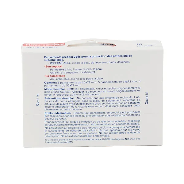 Mercurochrome Pansements Bain