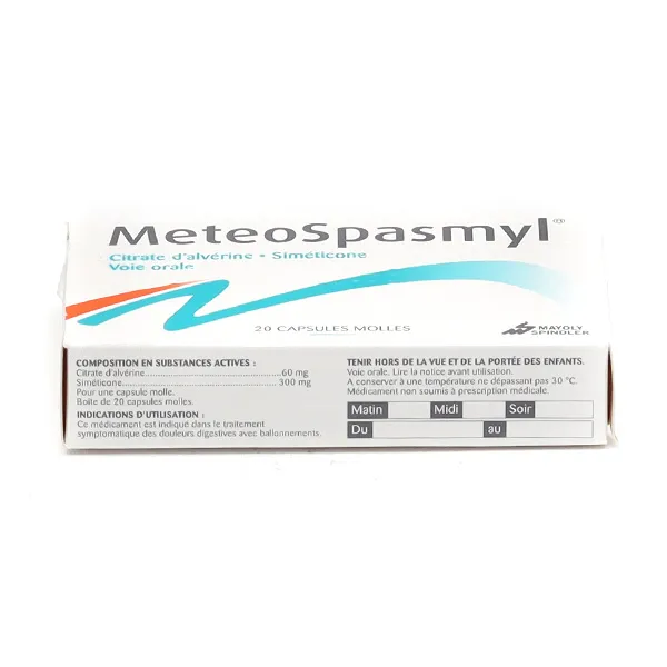 Meteospasmyl capsule mal de ventre
