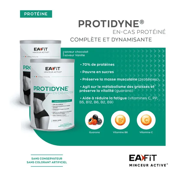 Eafit Protidyne en-cas protéiné chocolat
