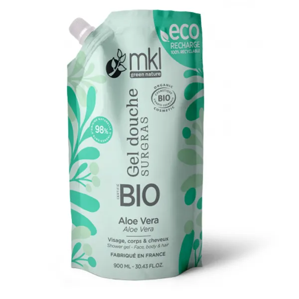 MKL Gel douche Surgras Aloe Vera Bio
