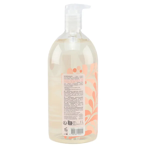 MKL gel douche surgras Abricot bio