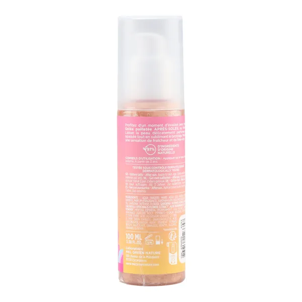 MKL Gelée pailletée après soleil au monoï