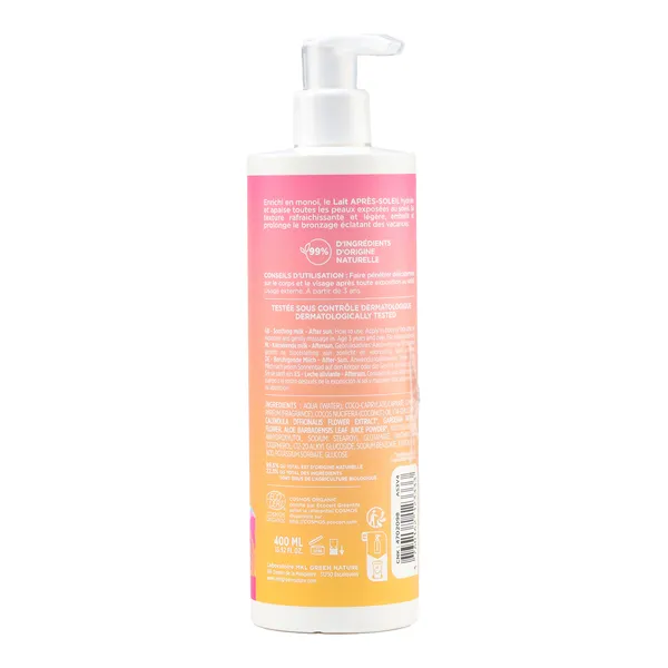 MKL Lait après soleil apaisant bio