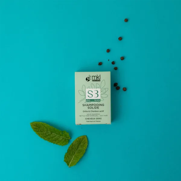 MKL Shampooing Solide Ortie & Charbon actif