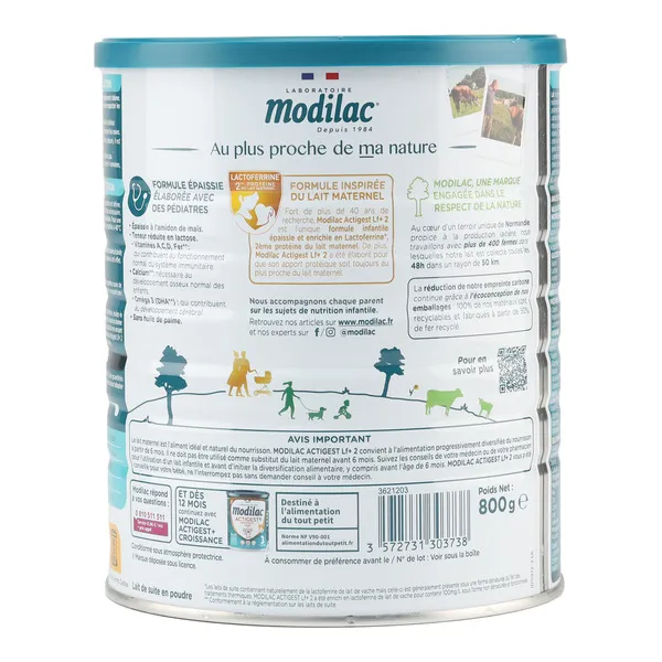 Modilac Actigest 2 formule épaissie Lf+