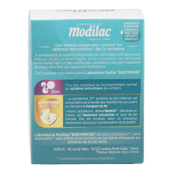 Modilac Babymmune sticks