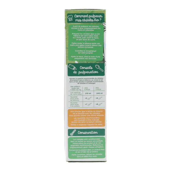 Modilac céréales bio cacao