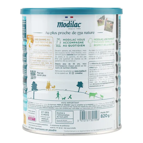 Modilac Doucéa lait 1er âge Lf+