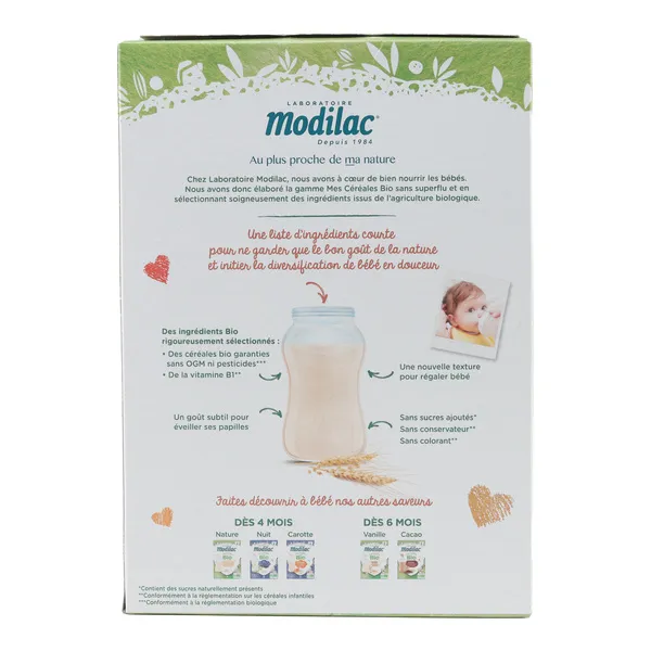 Modilac Mes céréales bio Multicéréales