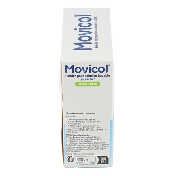 Movicol citron sachet laxatif