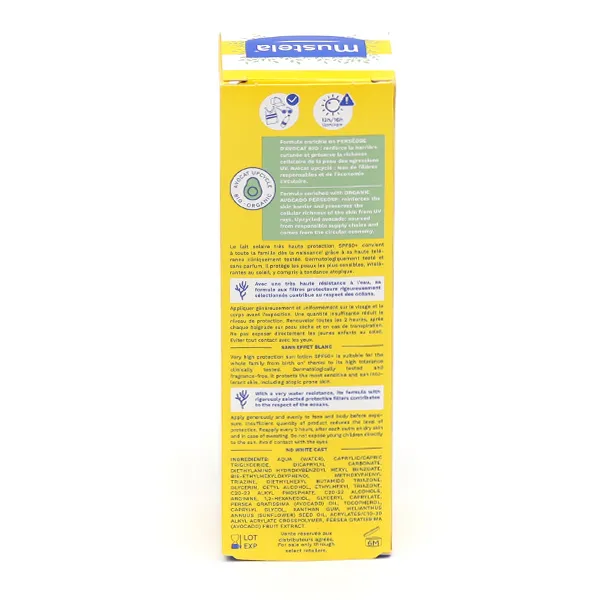 Mustela Lait solaire très haute protection SPF 50+