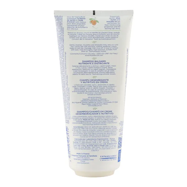 Mustela Shampooing crème démêlant et nourrissant