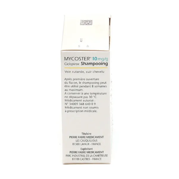 Mycoster shampoing dermite séborrhéique