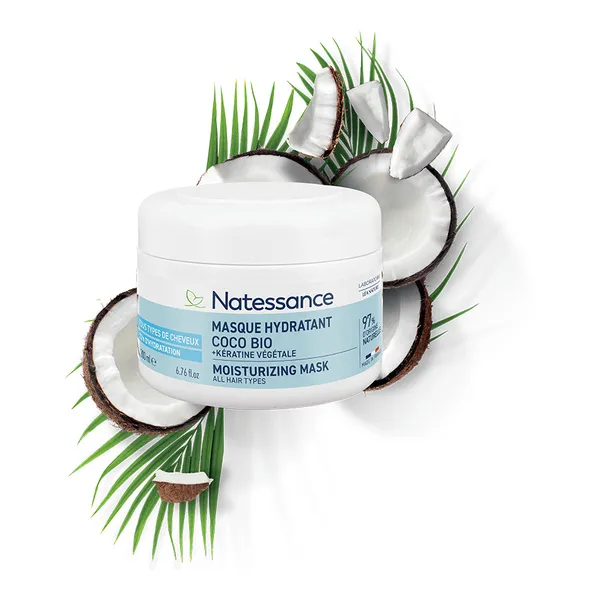 Natessance Masque hydratant cheveux Coco Bio