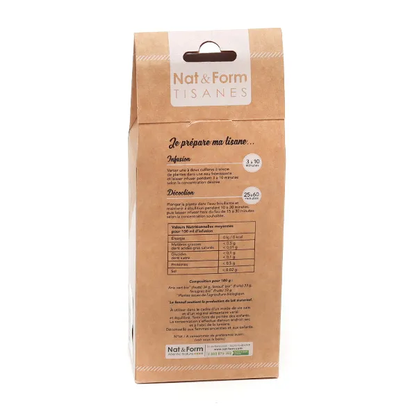 Nat et Form Tisane bio Allaitement